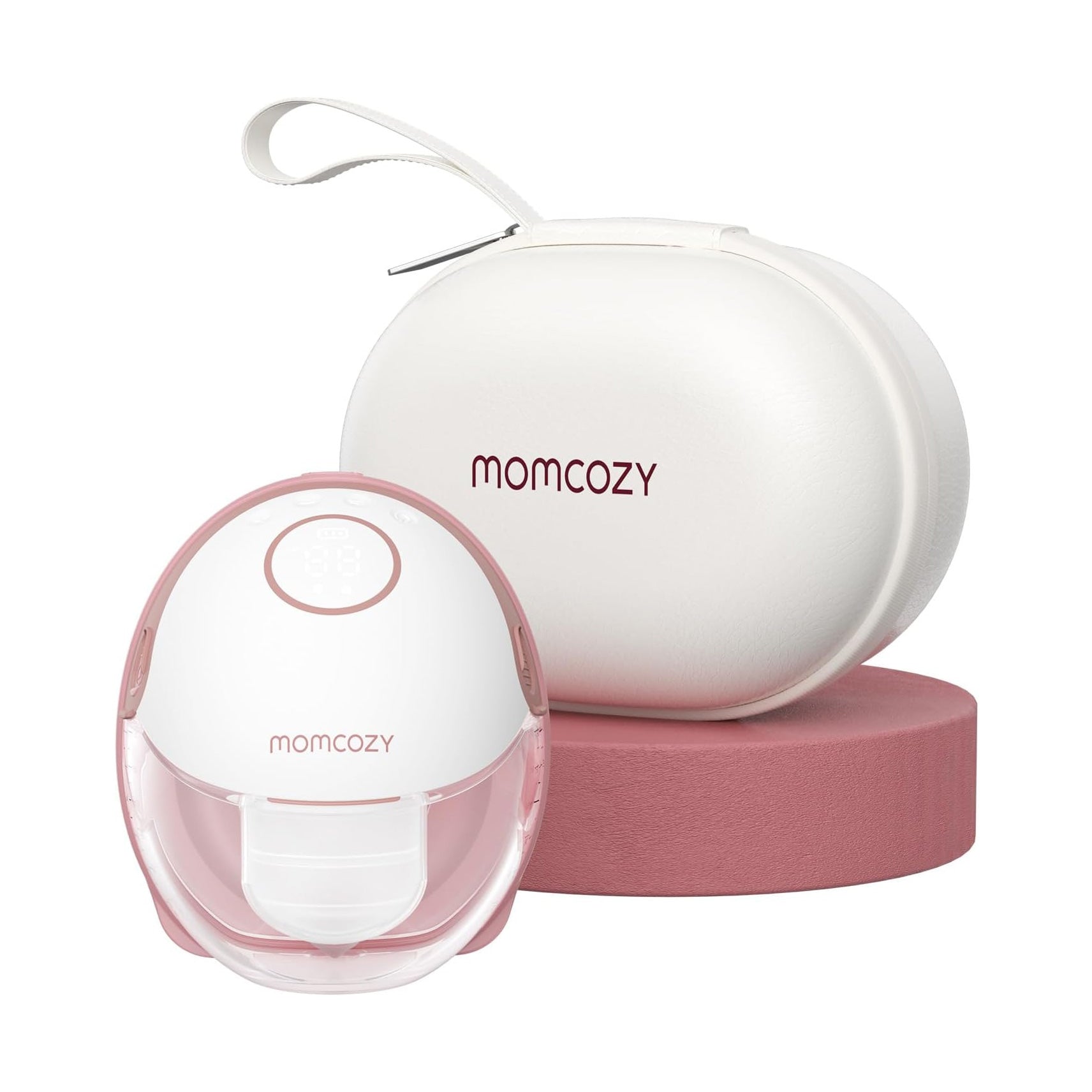 Momcozy Mobile Style M6 Breast Pump (Single) Maroon
