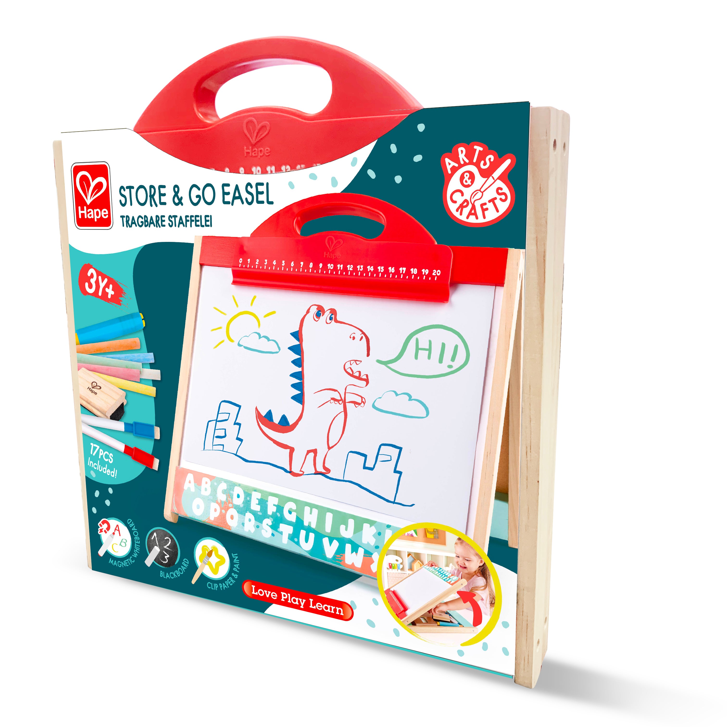 Hape Store & Go Easel