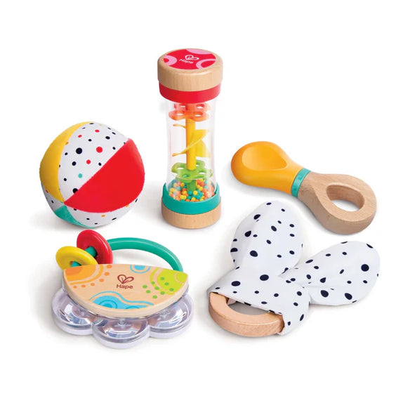 Hape 5 in 1 baby sensory set