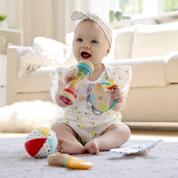 Hape 5 in 1 baby sensory set