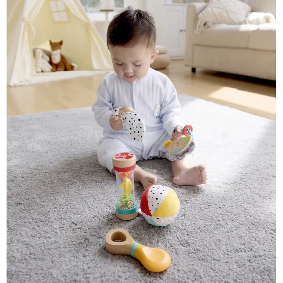 Hape 5 in 1 baby sensory set