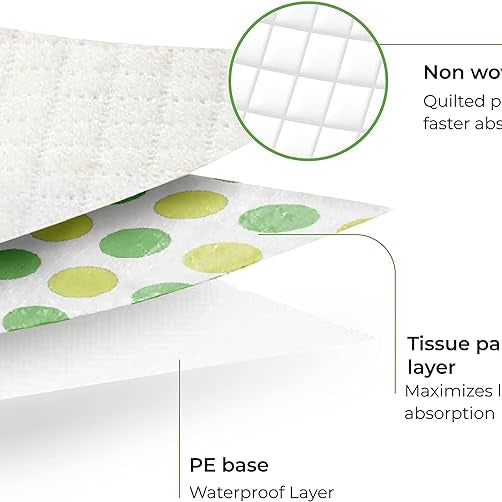 MOON Disposable Waterproof Changing Mats (46 x 68 cm)