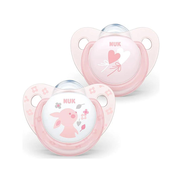 NUK Pacifier Silicone Size 1 Baby Rose (1 Pc) - MamaApp