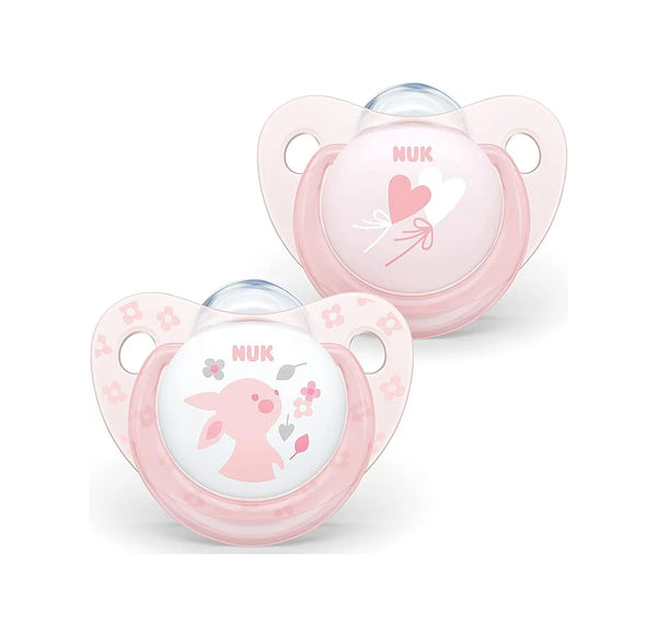 NUK Pacifier Silicone Size 1 Baby Rose (1 Pc)