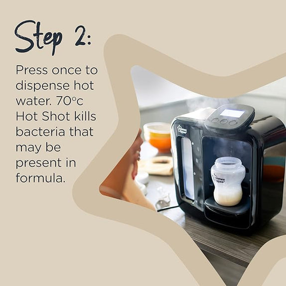 Tommee Tippee Perfect Prep Day & Night, Black - MamaApp