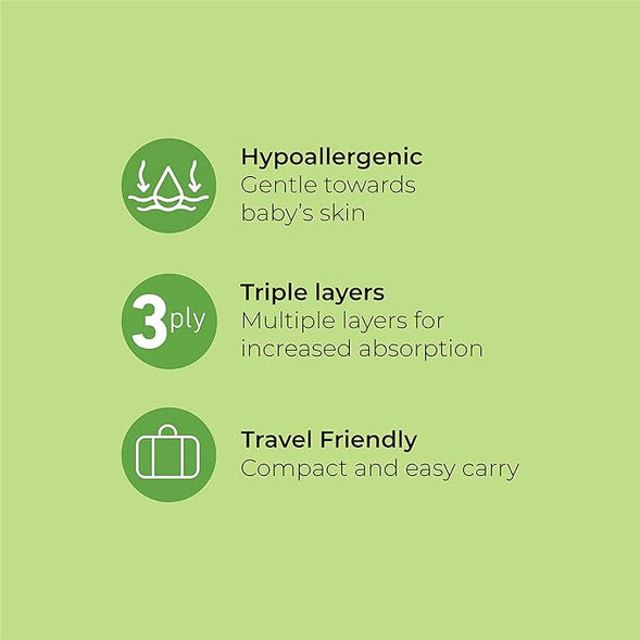 MOON Disposable Waterproof Changing Mats (46 x 68 cm)