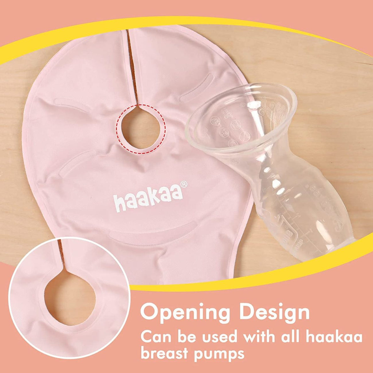 Hot & Cold Reusable Breast Compression Pads, Blush – Haakaa