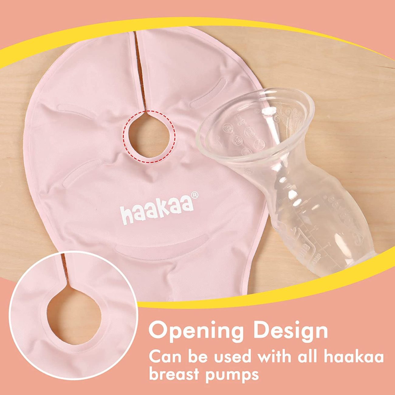 Hot & Cold Reusable Breast Compression Pads, Blush – Haakaa