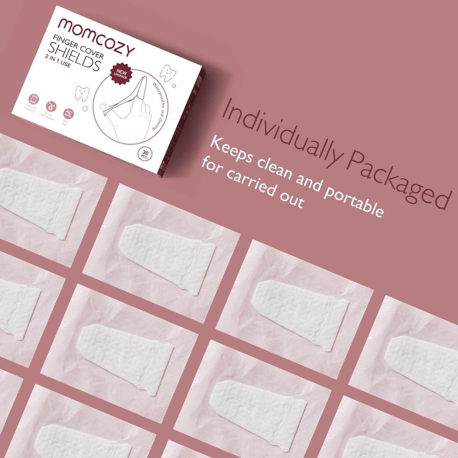 Momcozy finger diaper brush