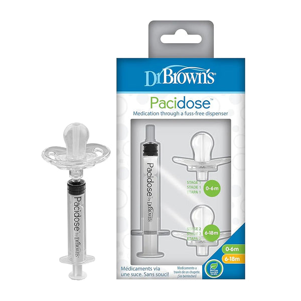 Dr. Brown’s Pacidose Liquid Medicine Dispenser with Oral Syringe, 2-Pack