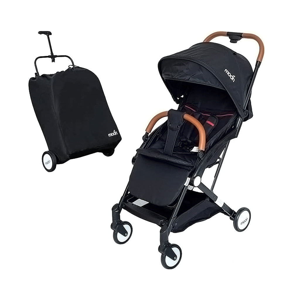 Buy Moon Ritzi Cabin Stroller - Black Travel Stroller Online in Qatar ...
