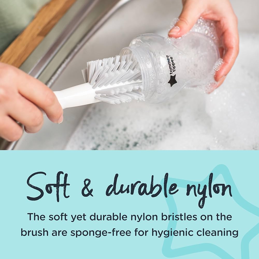 فرشاة زجاجة وفرشاة حلمة تومي تيبي كلوزر تو نيتشر