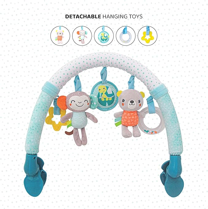 MOON Jungle Friends Activity Toy Bar – Sensory Fun for On-the-Go Play