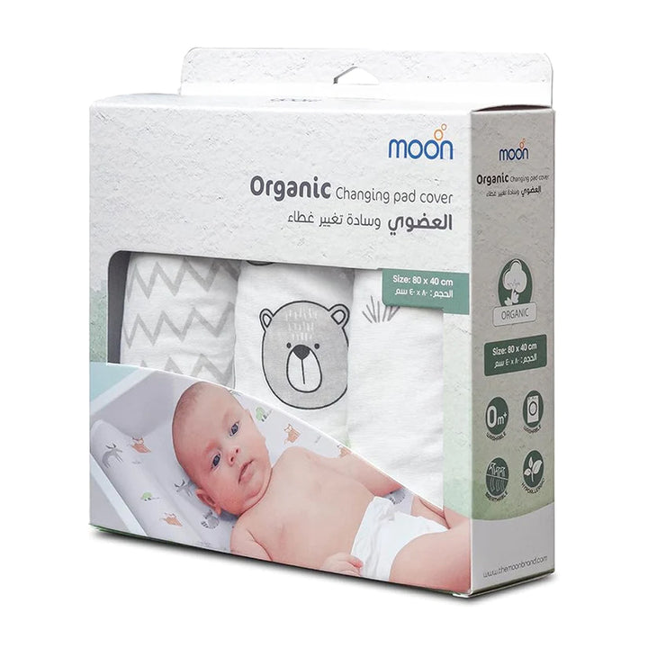 Moon Changing pad sheets 3 IN 1 PACK