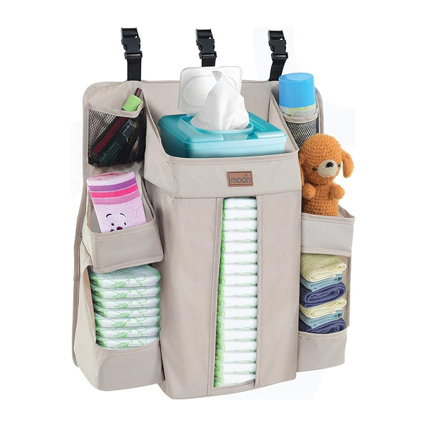 Moon Baby Crib Organizer- Beige