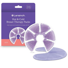 Lansinoh Therapy Packs with Soft Covers, Hot and Cold Breast Pads - 2pk