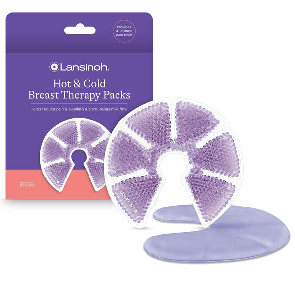 Lansinoh Therapy Packs with Soft Covers, Hot and Cold Breast Pads - 2pk