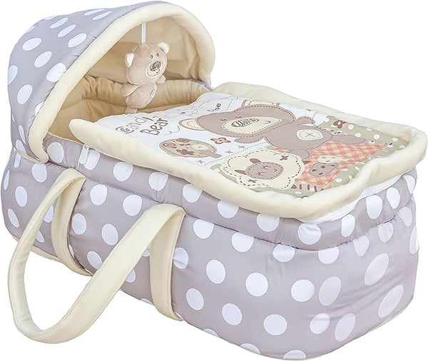 Moon Moses Basket - Bedside Sleeper - Travel Carrycot - 0-12 Months