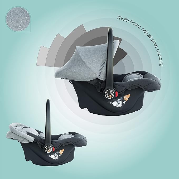 MOON Bibo Baby Carrier/Car Seat - Grey