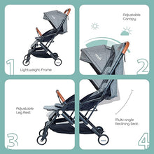 Moon Ritzi Cabin Stroller -Grey