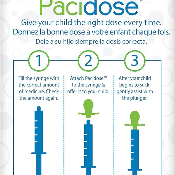 Dr. Brown’s Pacidose Liquid Medicine Dispenser with Oral Syringe, 2-Pack