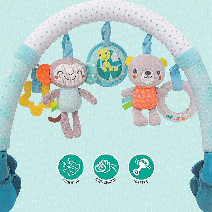 MOON Jungle Friends Activity Toy Bar – Sensory Fun for On-the-Go Play