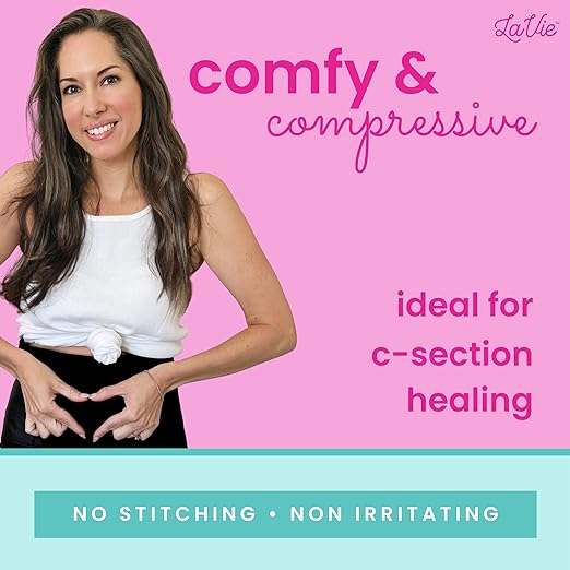 Lavie Postpartum Belly Band Abdominal Binder - BLACK