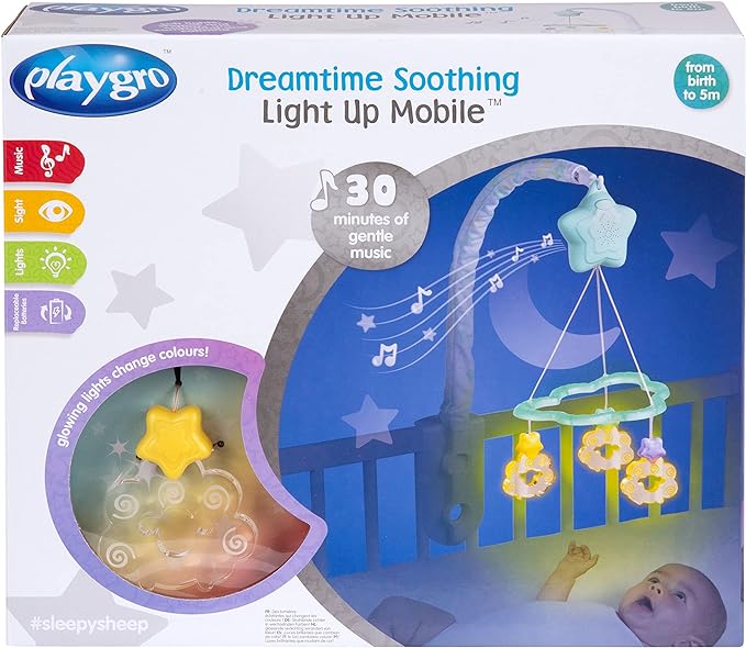 Playgro Dreamtime Soothing Light Up Mobile