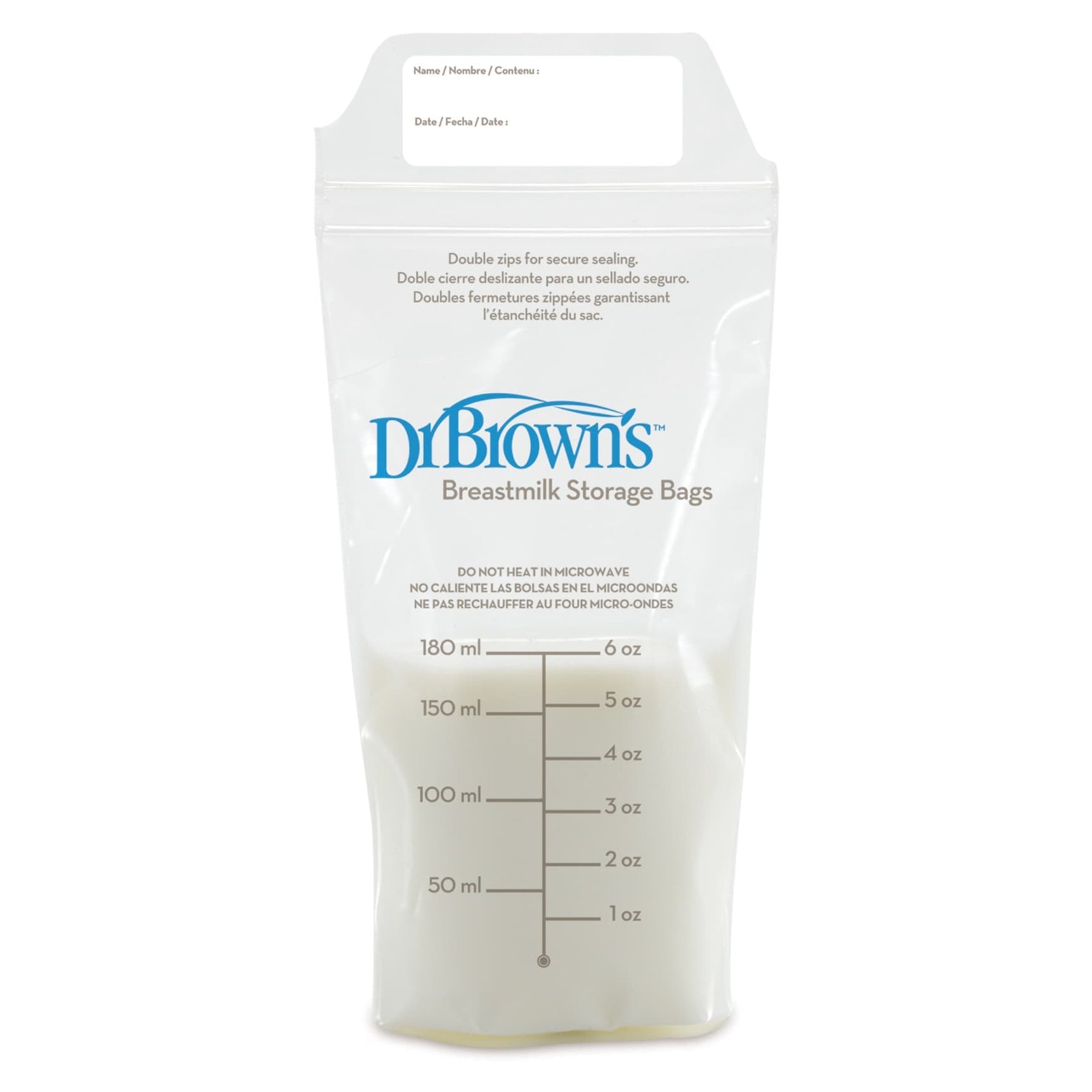 Dr. Brown's Breastmilk Storage Bag 180ml - MamaApp