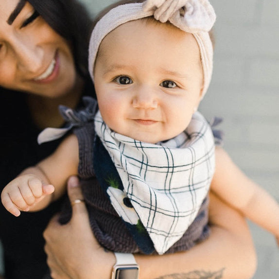 Little Unicorn Deluxe Muslin Reversible Bandana Bib - MamaApp