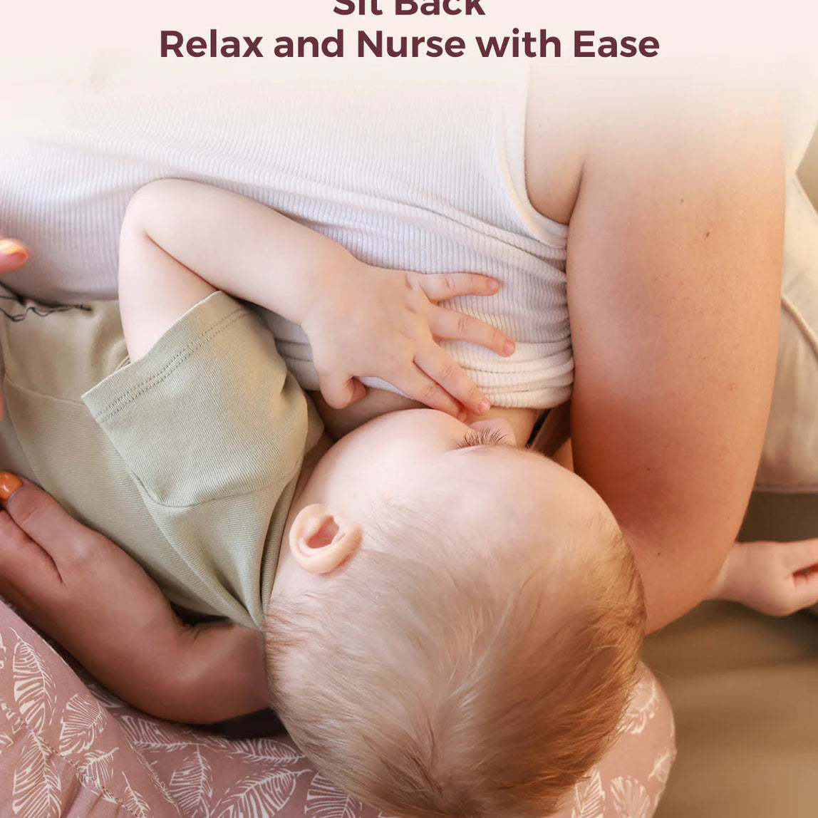 Momcozy Multifunctional and Adjustable Nursing Pillow (Light Pink)