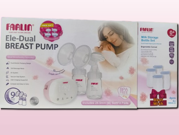 Farlin Ele-Dual Electric Breast Pump – Compact, Customizable & Ultra-Quiet