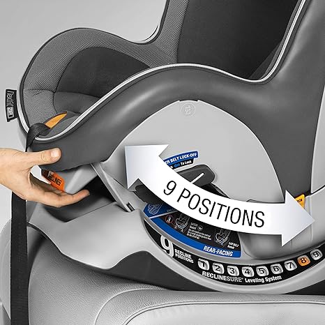 Chicco NextFit Zip Convertible Car Seat - Carbon