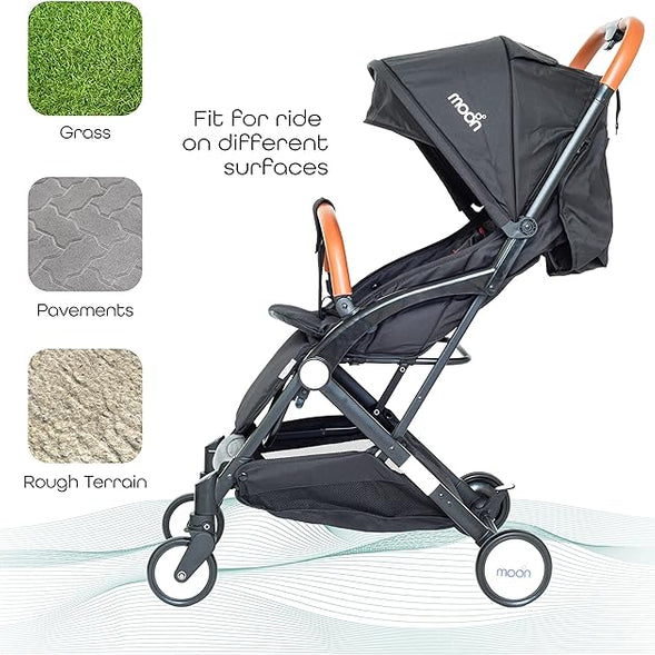 Moon Ritzi Cabin Stroller - Black