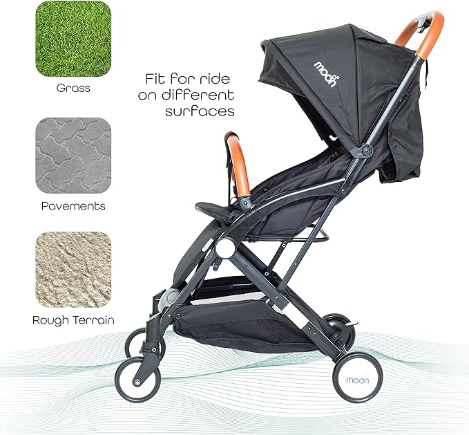 Moon Ritzi Cabin Stroller - Black