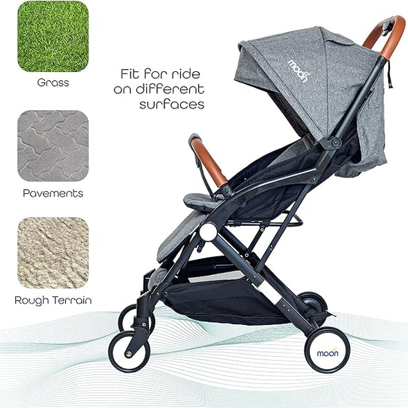 Moon Ritzi Cabin Stroller -Grey