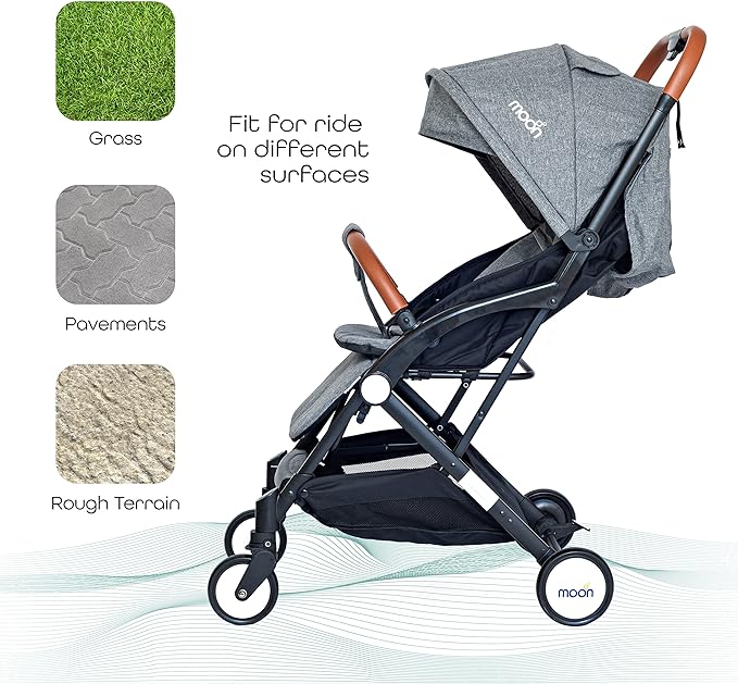 Moon Ritzi Cabin Stroller -Grey
