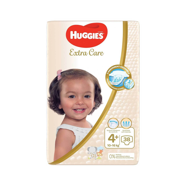 Huggies Diaper 4+ Value Pack (38's)