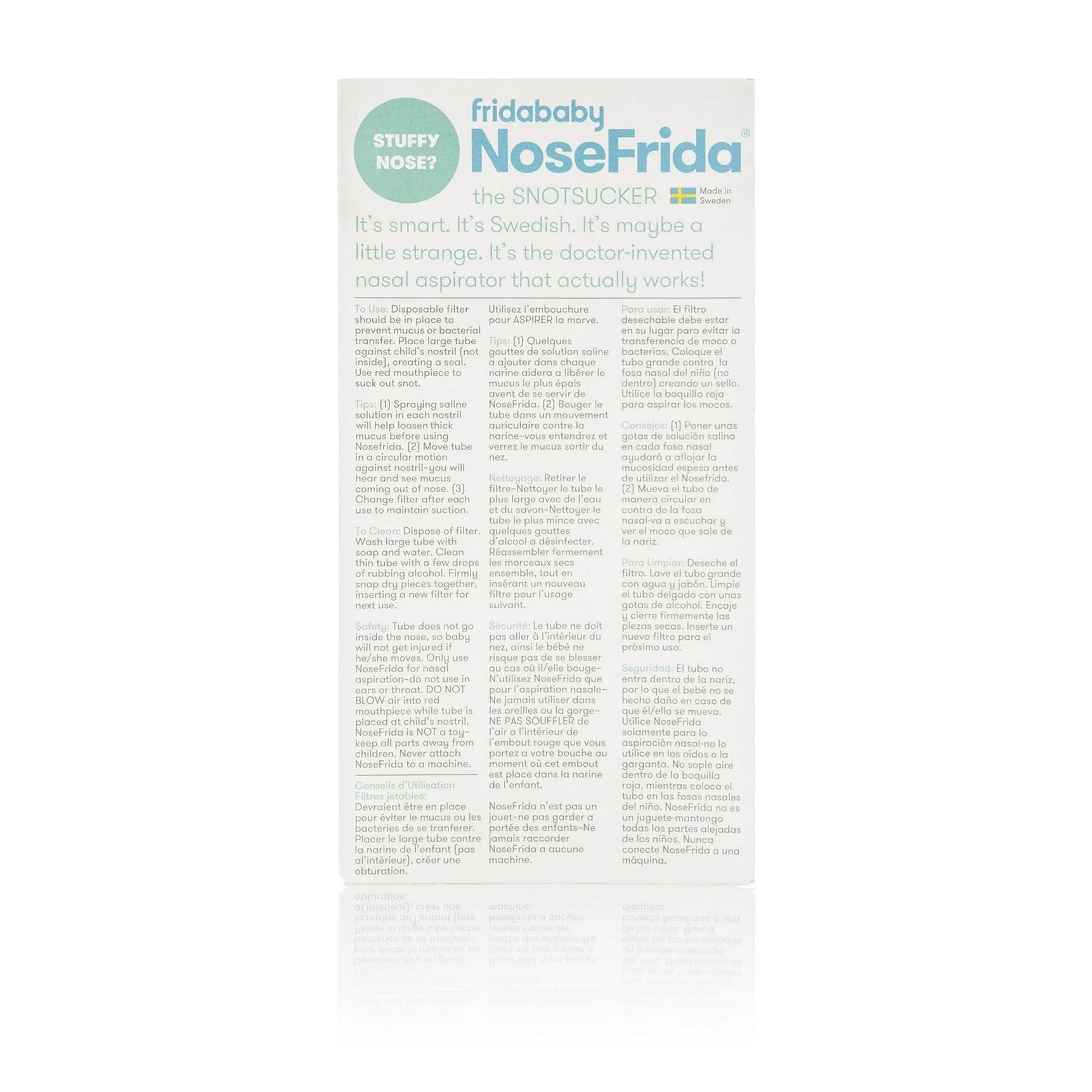 FridaBaby Nasal Baby Aspirator NoseFrida the Snotsucker - MamaApp