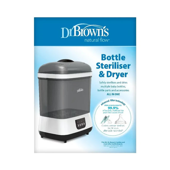 Dr browns electric sterilizer and dryer w hepa air filter plus 1 extra filter