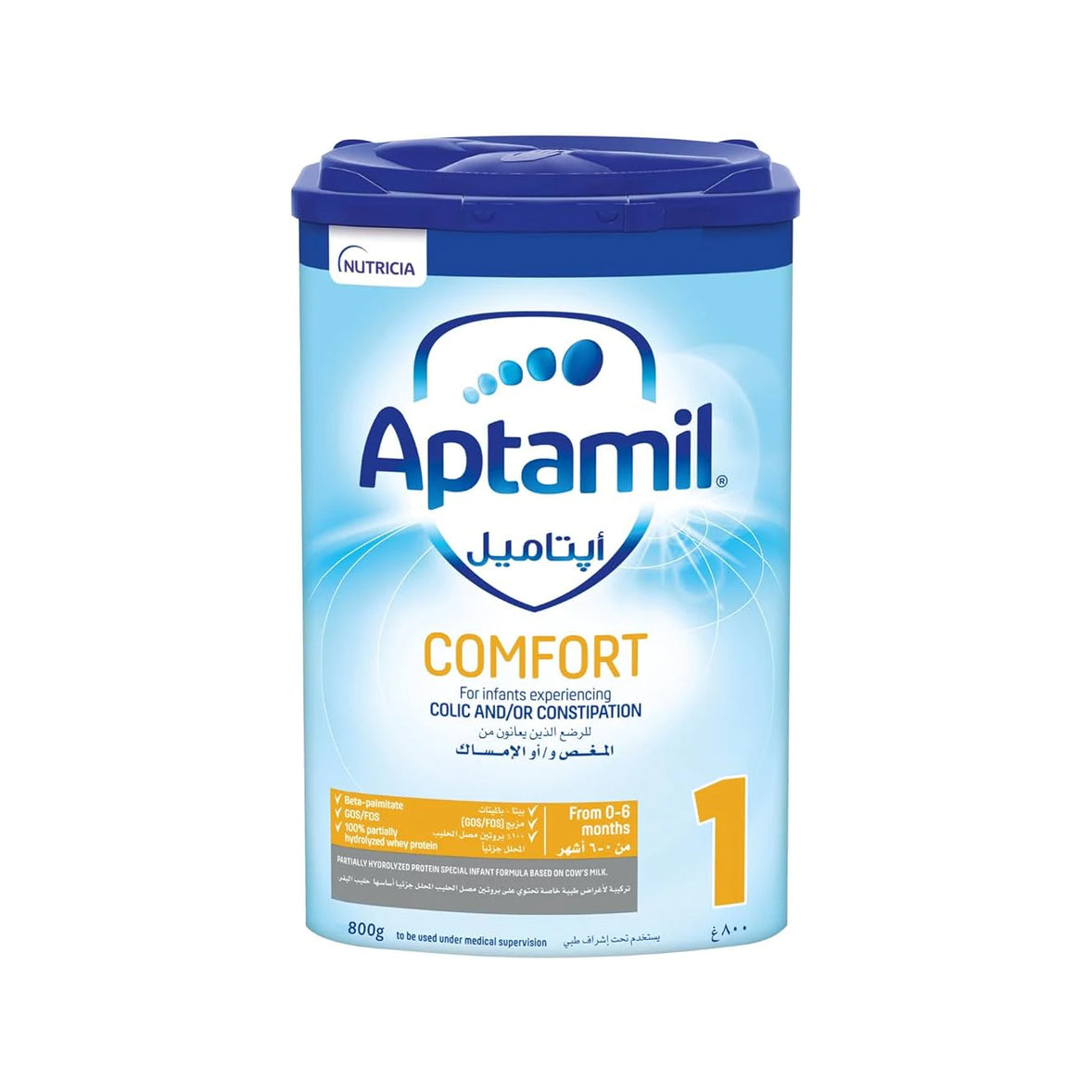 Aptamil Comfort 1 – Infant Formula for Colic & Constipation Relief (0–6 Months) – 800g
