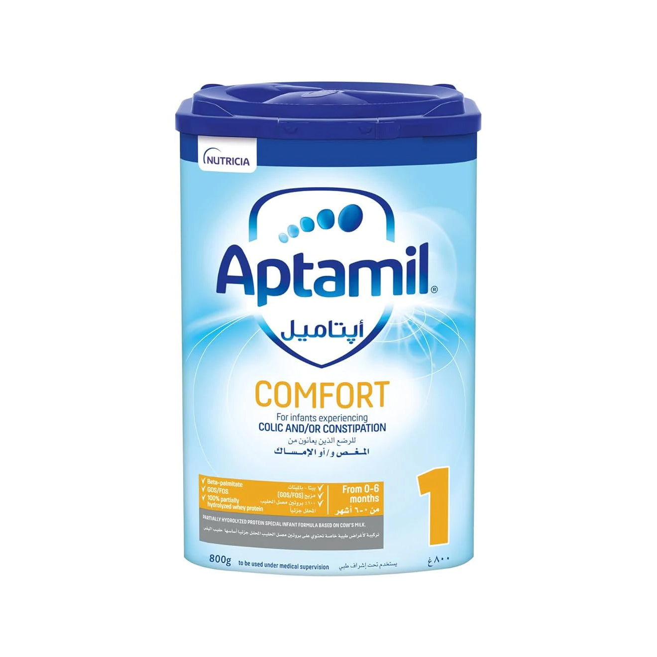 Aptamil Comfort 1 – Infant Formula for Colic & Constipation Relief (0–6 Months) – 800g