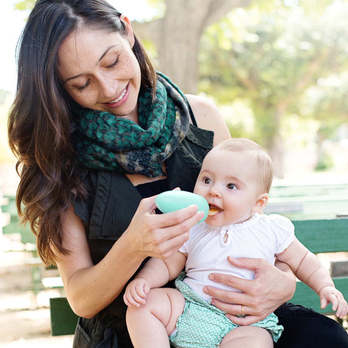 Tomy Boon Squirt Silicone Baby Food Dispensing Spoon - MamaApp