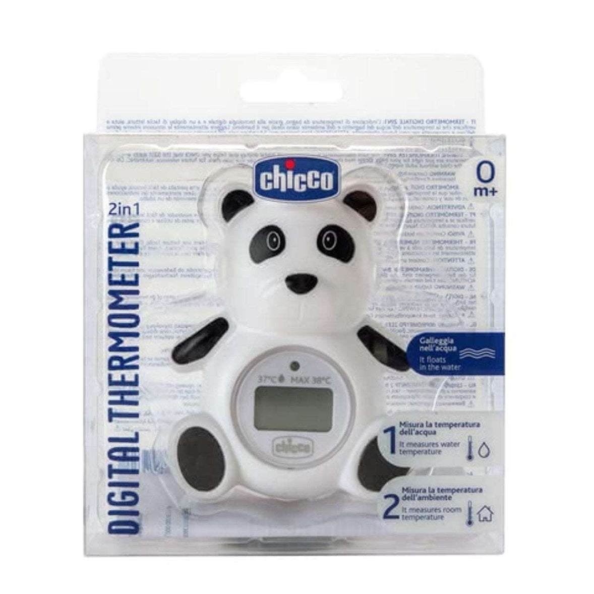 Chicco Digital Bath Thermometer 2in1 - Panda