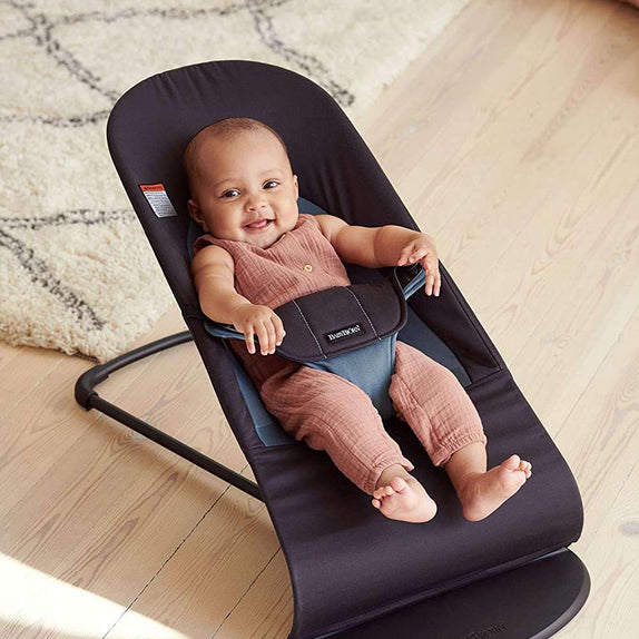BabyBjorn Bouncer Balance Soft - Black/Dark Grey - MamaApp