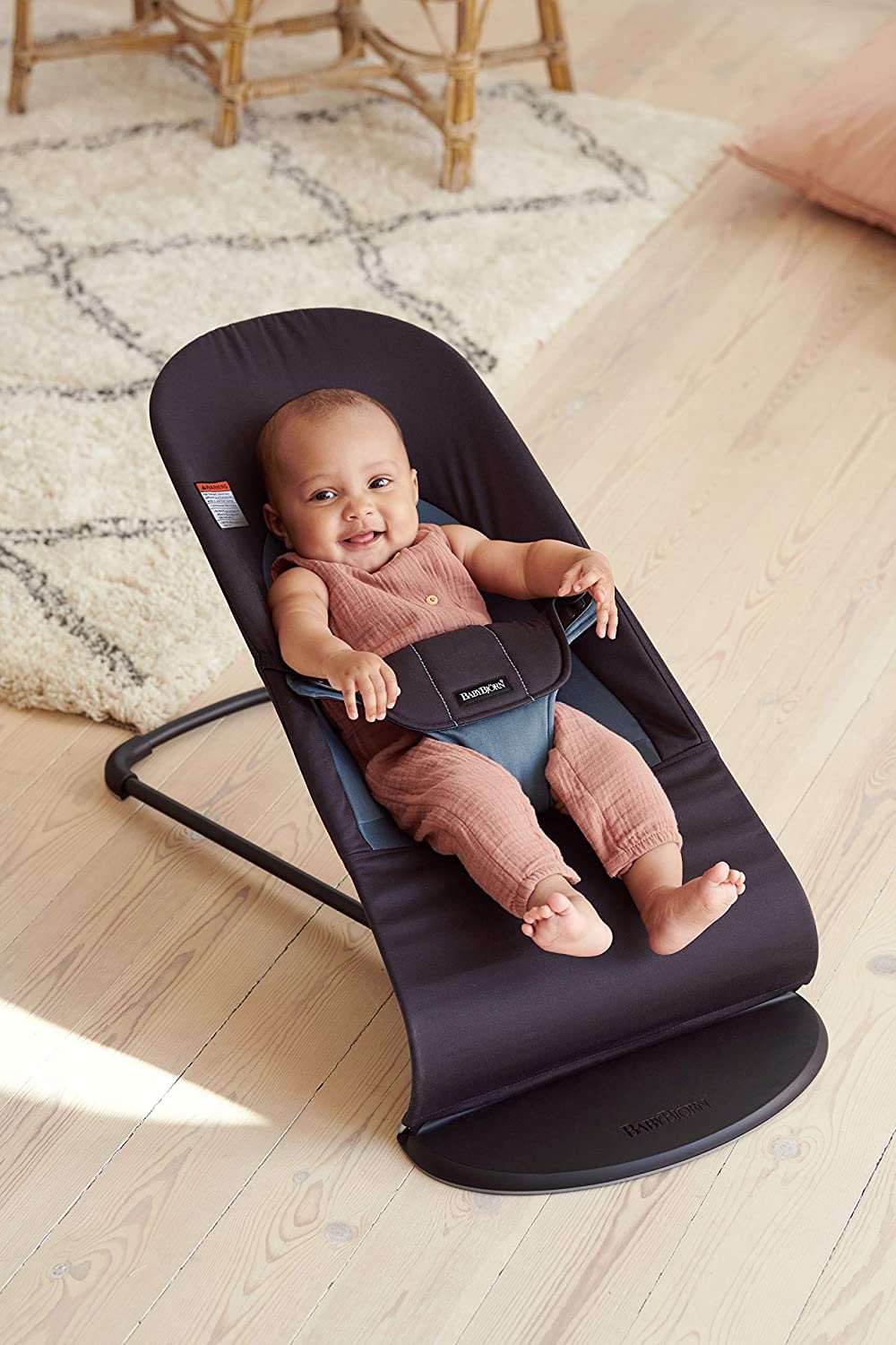 BabyBjorn Bouncer Balance Soft - Black/Dark Grey
