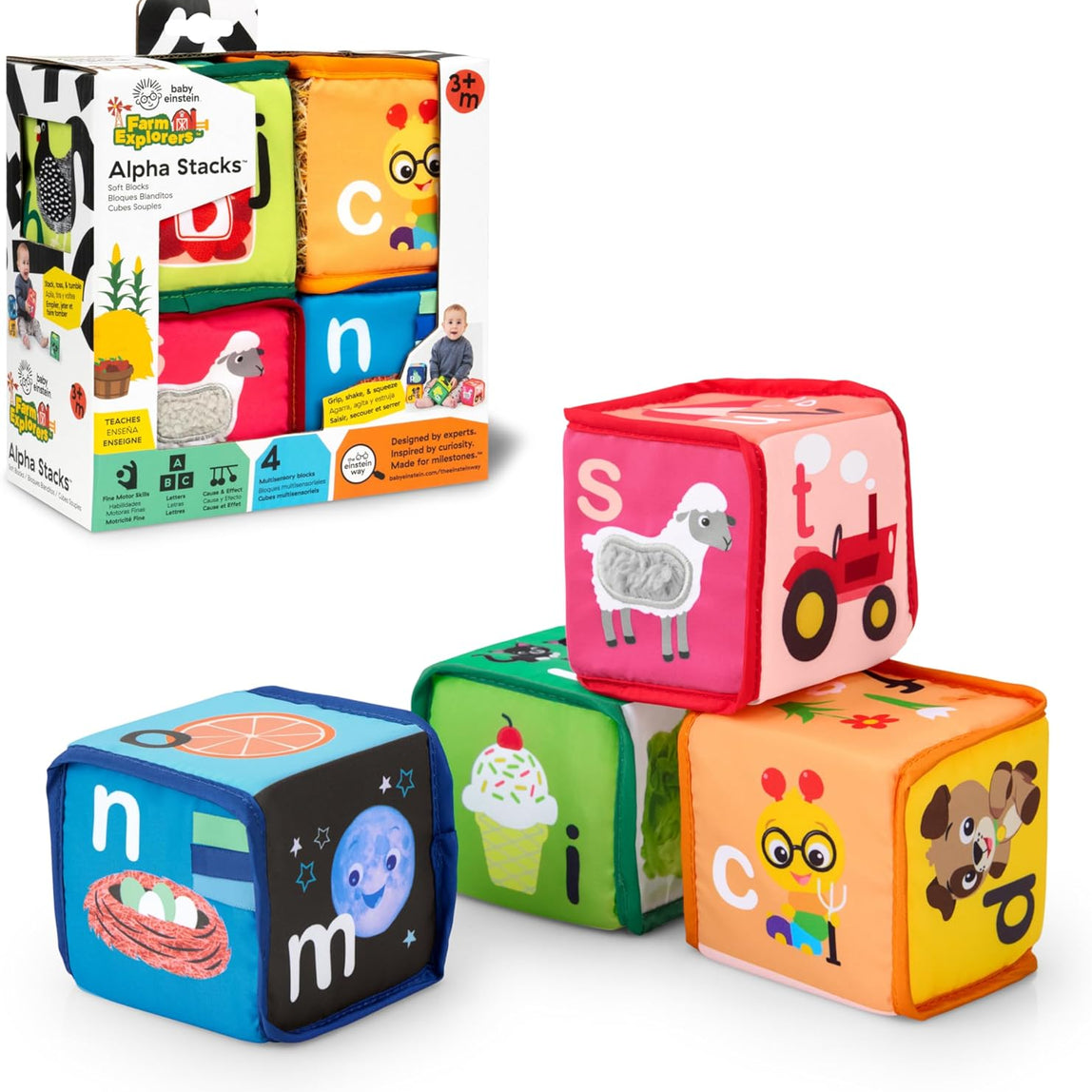 Baby Einstein Alpha Stacks Soft Blocks 3M+