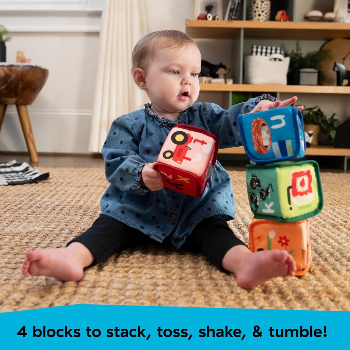 Baby Einstein Alpha Stacks Soft Blocks 3M+