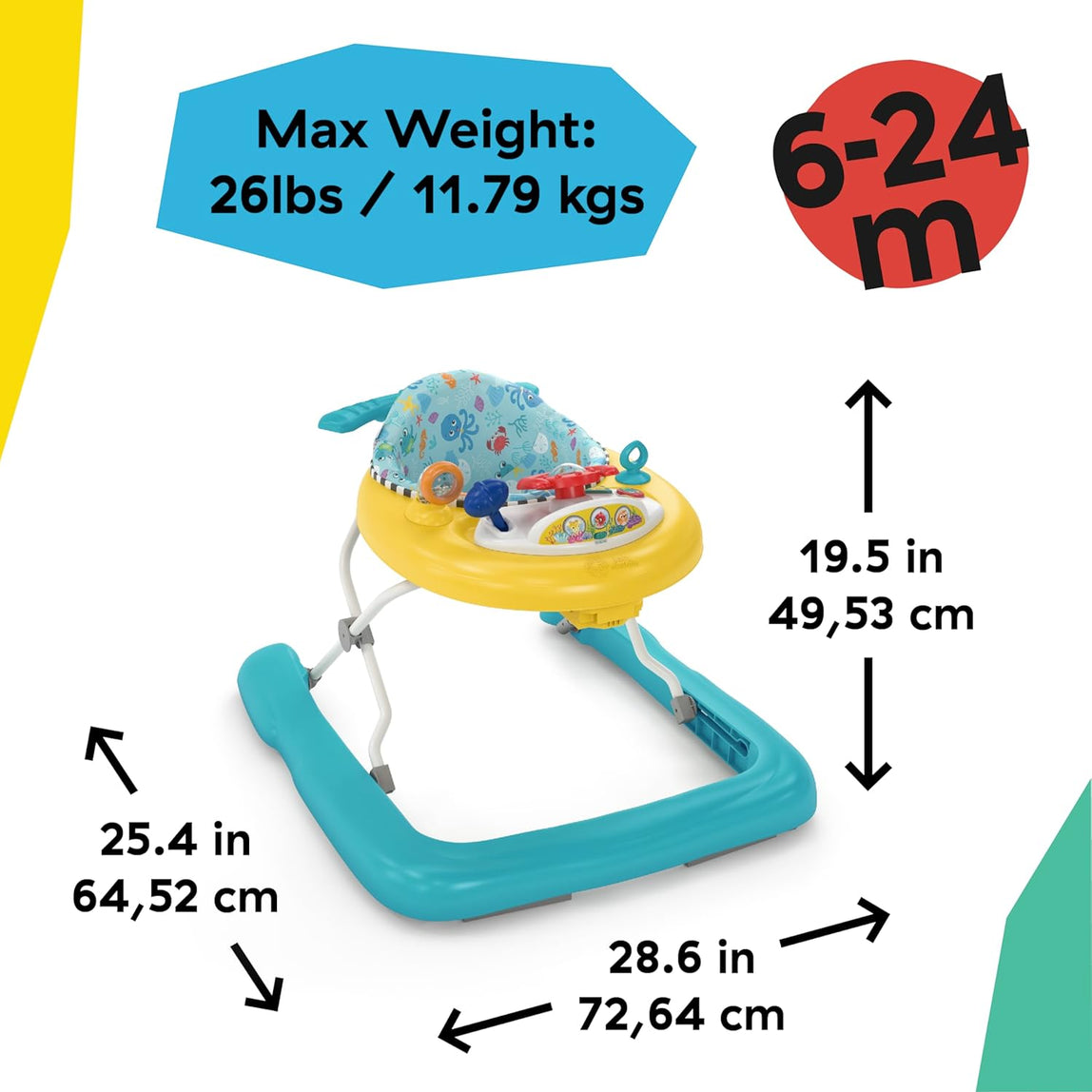 Baby Einstein Dive & Discover 3-in-1 Submarine Walker - (6-24M)
