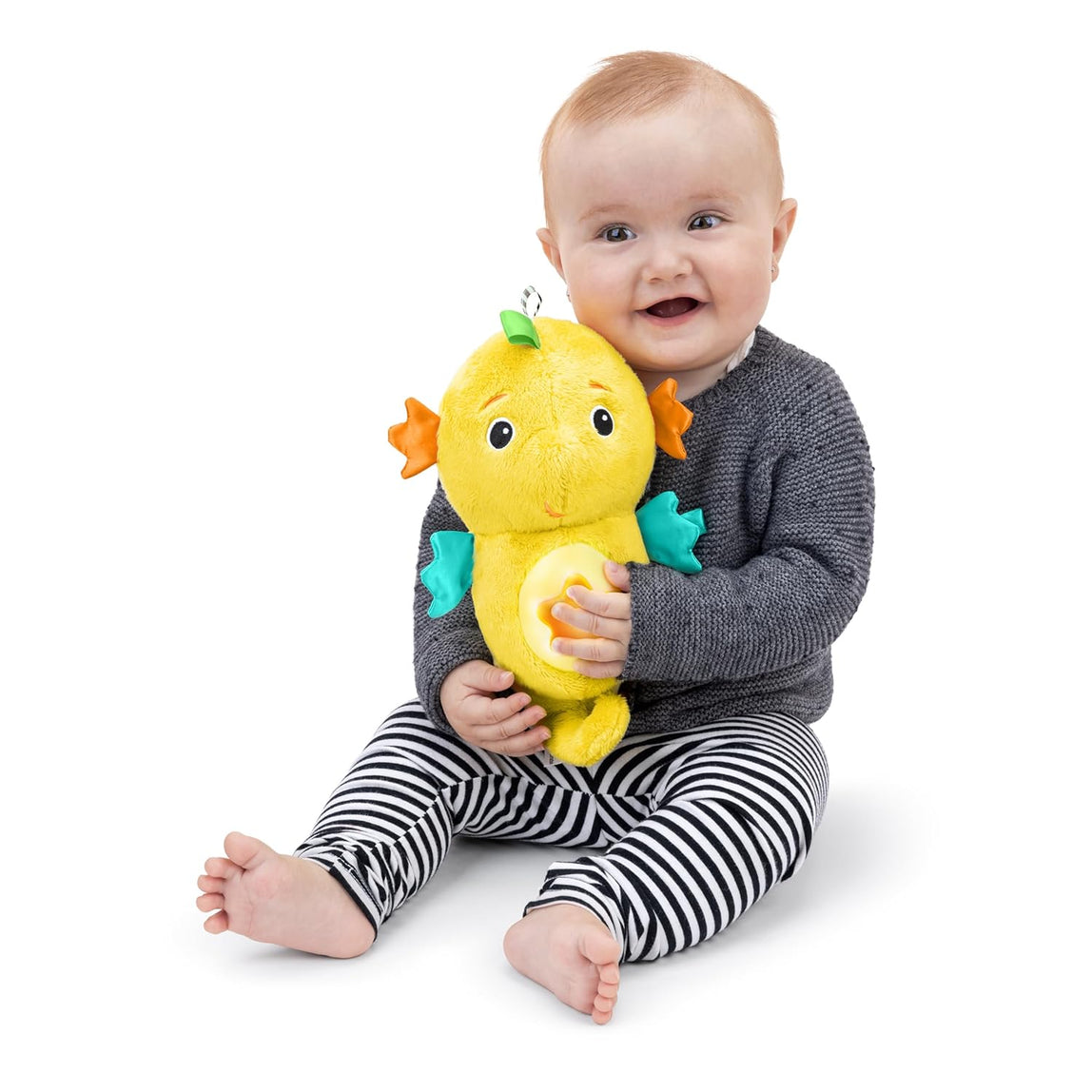 Baby Einstein Sea Dreams Seahorse Plush Soother (Yellow) - 0 Month+